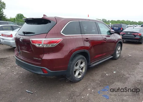 2015 Toyota Highlander Limited/Ltd Platinum из США, поврежденный, VIN 5TDDKRFH1FS119520